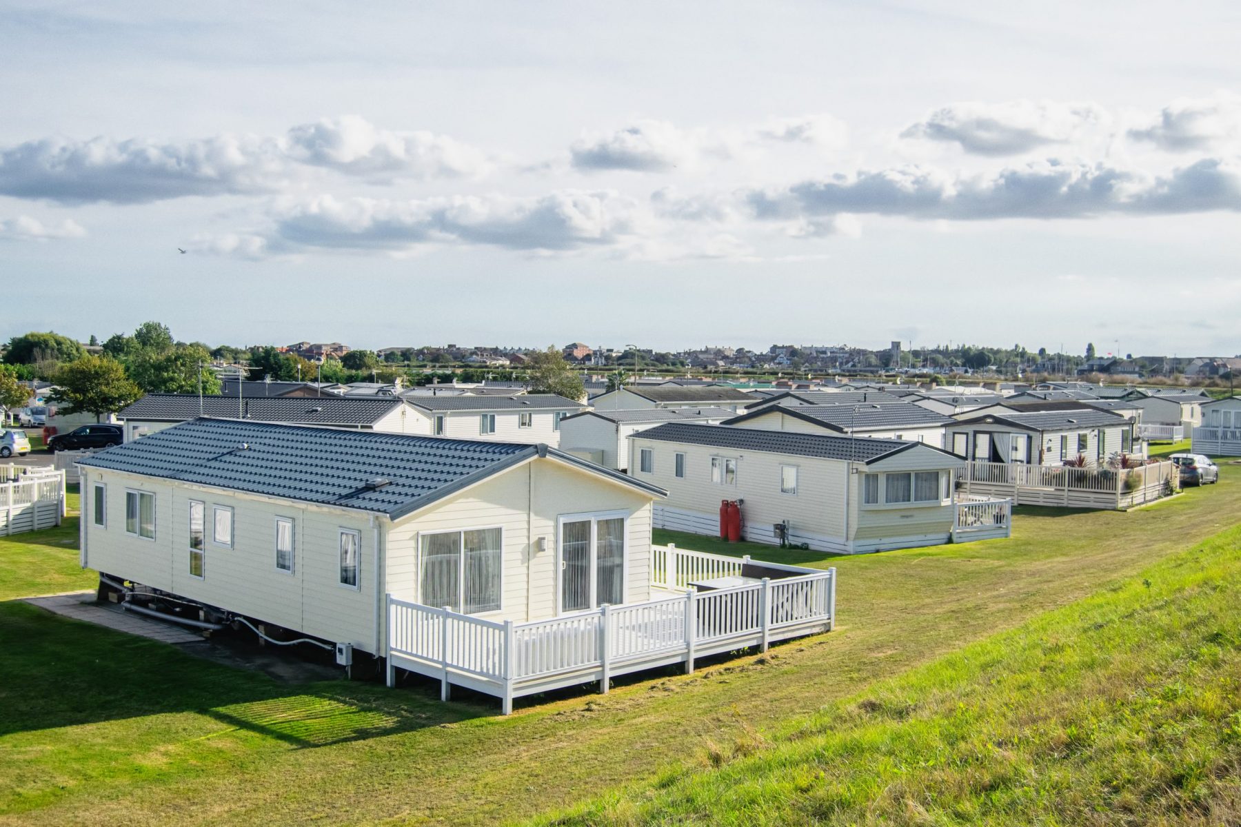 A residential park home community